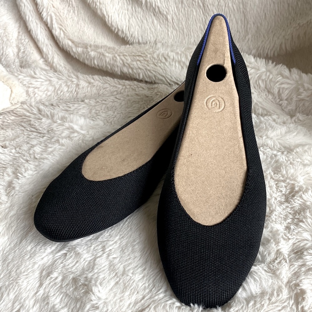 Rothy’s The Pumps Black Size 10 Flats Womens Shoes